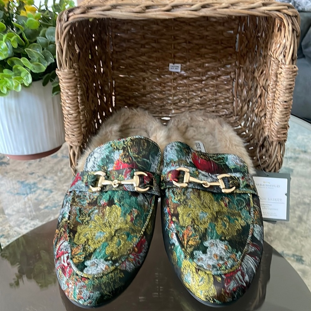 Steve Madden fur  mules